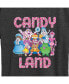 ფოტო #3 პროდუქტის Trendy Plus Size Candy Land Graphic T-shirt