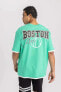 Fit Nba Boston Celtics Oversize Fit Bisiklet Yaka Kısa Kollu Tişört B3914ax24sp