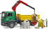 bruder 03753 Man TGS Crane Truck with 3 Waste Glass Containers & Bottles 1:16 Truck Crane Truck