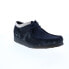 Фото #4 товара Комфортные ботинки Clarks Wallabee Shashiko Denim Blue Synthetic для мужчин