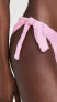 Frankies Bikinis 286176 Women's Falcon Terry Jacquard Bikini Bottoms, Size Small