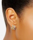 ფოტო #3 პროდუქტის 2-Pc. Set Double Hoop Earrings in Sterling Silver & 18k Gold-Plate, 3/4", Created for Macy's