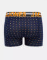 Фото #6 товара Jack & Jones 3 pack printed trunks in navy