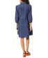 Фото #2 товара Платье женское Jones New York с коротким рукавом и застежкой на полочке