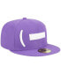 ფოტო #3 პროდუქტის Men's Purple Winston-Salem Dash Theme Nights Hyphen 59FIFTY Fitted Hat