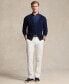 Men's Textured Cotton-Linen V-Neck Cardigan