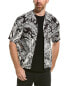 Palm Angels Jungle Parrots Bowling Shirt Men's