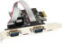 Фото #2 товара Kontroler InLine PCI x1 - 2x Port szeregowy RS-232 DB9 (76619C)