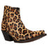 Фото #2 товара Tony Lama Anahi Leopard Snip Toe Cowboy Booties Womens Brown Casual Boots VF6044