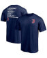 Фото #1 товара Men's Navy Boston Red Sox Hometown Streets T-shirt