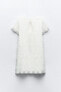 Мини-платье из рельефной ткани ZARA