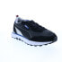 Фото #4 товара Puma Rider FV Future Vintage IVY League 38717303 Mens Black Sneakers Shoes