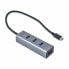 Фото #2 товара USB-разветвитель i-Tec C31HUBMETAL403 USB x 4 Серый