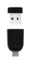 Фото #8 товара Verbatim Nano - USB 2.0 Drive Drive con Adattatore Micro USB da 16 GB - Black - 16 GB - USB Type-A - 2.0 - Capless - 3 g - Black