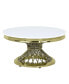 Fallon Coffee Table, Engineering Stone & Gold Finish