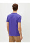 Erkek Mor Polo Yaka T-Shirt 1YAM12133LK