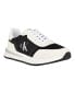 White, Black Multi- Manmade, Textile Upper and Leather Sole