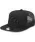 Фото #2 товара Men's Black Los Angeles Rams Illumination Golfer Snapback Trucker Hat