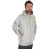 Толстовка MATRIX FISHING Black Edition Full Zip Marl Grey / Lime, L - фото #1