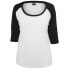 Фото #6 товара URBAN CLASSICS S Raglan 2.0 3/4 sleeve T-shirt