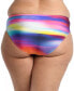 ფოტო #2 პროდუქტის Plus Size Sunset Shores Mid-Waist Bikini Bottoms