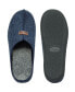 Фото #4 товара Mens Felt Faux Wool Clog Slippers Comfortable Cushion House Shoes