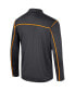 Фото #3 товара Men's Black Tennessee Volunteers Cameron Quarter-Zip Windshirt