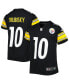 Big Boys Mitchell Trubisky Black Pittsburgh Steelers Game Jersey