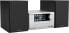 KENWOOD M-725DAB-S Micro Hi-Fi System with DAB+, CD, USB, Bluetooth and TFT Display, Frosted Aluminium