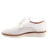 Фото #4 товара Softwalk Willis S1811-100 Womens White Narrow Leather Oxford Flats Shoes