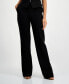 Фото #1 товара Women's New Carla High-Rise Straight-Leg Crepe Pants