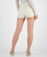 Women's Marissa Faux-Leather Lace-Up Shorts