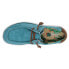Justin Boots Hazer Moc Toe Slip Ons Womens Blue Flats Casual JL170