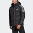 adidas 3st Puff Down J 保暖运动连帽羽绒服 冬季 男款 黑色 / Пуховик Adidas 3st Puff GF0101