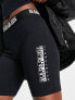 Napapijri Box logo legging shorts in black