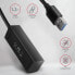 AXAGON HUE-M1AL Mini USB-A-Hub 4x USB-A 3.2 Gen 1 silber - 1.2m