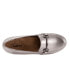 Фото #8 товара Trotters Donelle T2172-033 Womens Gray Narrow Leather Loafer Flats Shoes