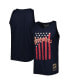 Фото #2 товара Men's Navy Seattle Mariners Cooperstown Collection Stars and Stripes Tank Top