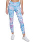 Printed High-Rise 7/8 Leggings Marble Sea Level, S - фото #5