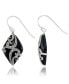 ფოტო #1 პროდუქტის Marquise Shape Onyx Dangle Earrings