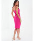 Фото #3 товара Платье с деталями из реши QUIZ для женщин