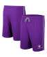 Фото #1 товара Men's Purple Kansas State Wildcats Thunder Slub Shorts