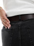 Фото #7 товара ASOS DESIGN CURVE half moon waist and hip jeans belt in brown