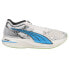 Фото #1 товара Puma Deviate Nitro Elite Racer Wildwash Running Mens White Sneakers Athletic Sh