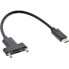 Фото #2 товара InLine USB 3.2 Gen.2 C male / female with flange cable - black - 0.20m