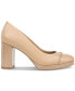 ფოტო #2 პროდუქტის Women's Alexiaa Memory Foam Round Toe Block Heel Pumps, Created for Macy's