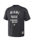 ფოტო #3 პროდუქტის Men's NBA x Anthracite Miami Heat Heavyweight Oversized T-shirt