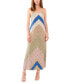 Women's Printed Sleeveless Maxi Dress