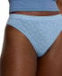 Фото #5 товара Monogram Mesh Jacquard Thong 3-Pack Underwear, 4L0184