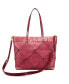 ფოტო #26 პროდუქტის Women's Genuine Leather Prism Tote Bag